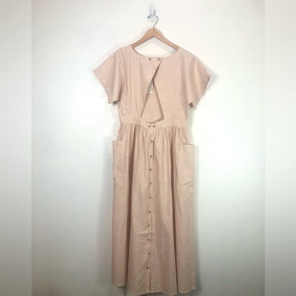 NWT Christy Dawn The Jane Dress In Pink Harvest Stripe Size XL - Picture 10 of 16